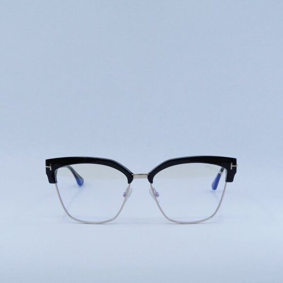 🕶️ New Tom Ford TF5547-B 001 Eyeglasses - Black Frame - Picture 2 of 10